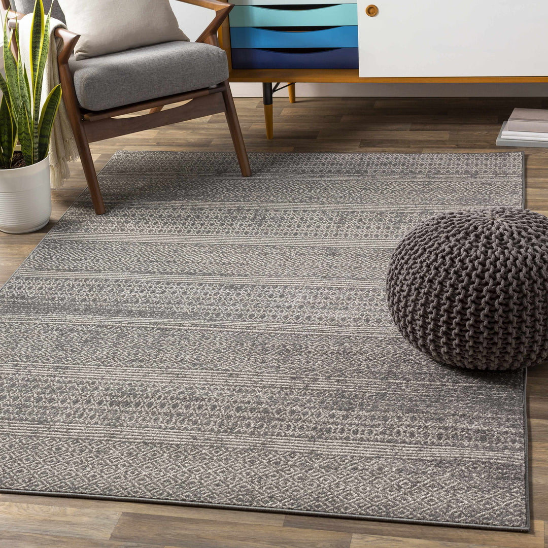 Mckinney Taupe Modern Style Area Rug
