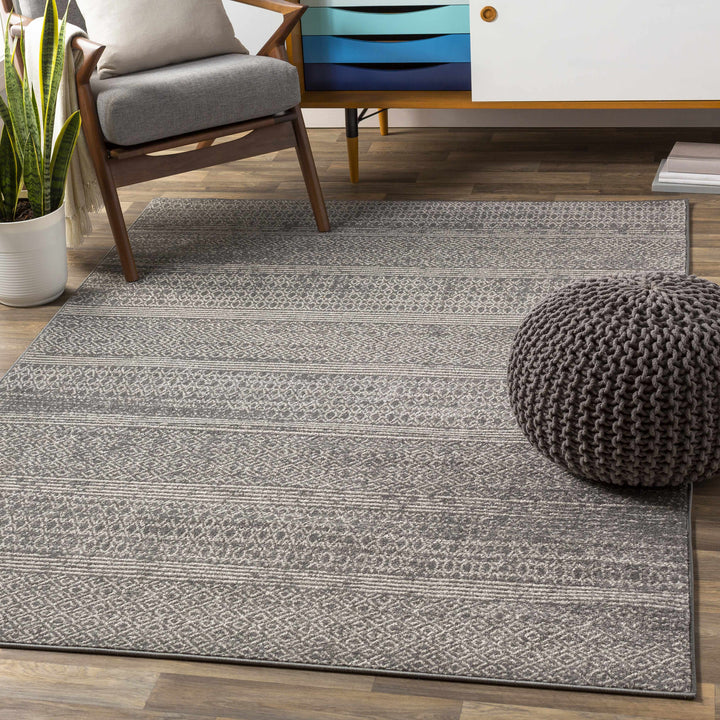 Mckinney Taupe Modern Style Area Rug