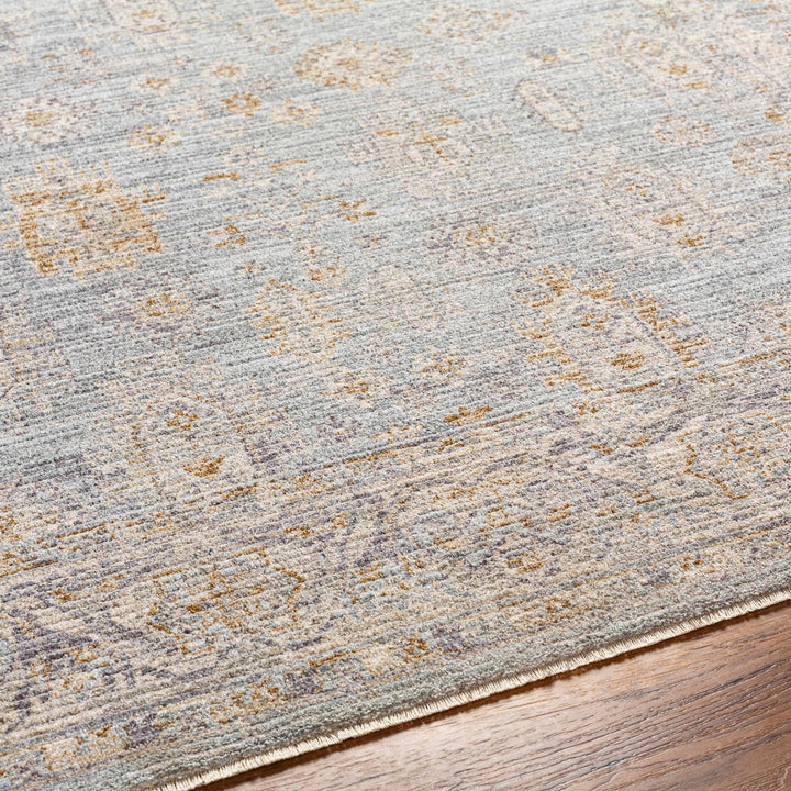 Meer Traditional Oushak Design Beige And Blue Area Rug - The Rug Decor
