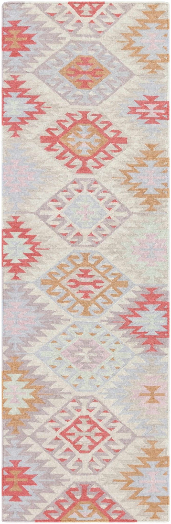 Meika Contemporary Kilim Gray And Ivory Area Rug - The Rug Decor