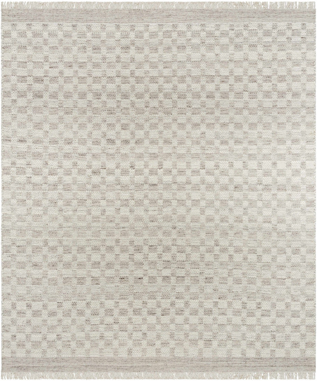Meira Contemporary Geometrical Gray And Ivory Area Rug - The Rug Decor