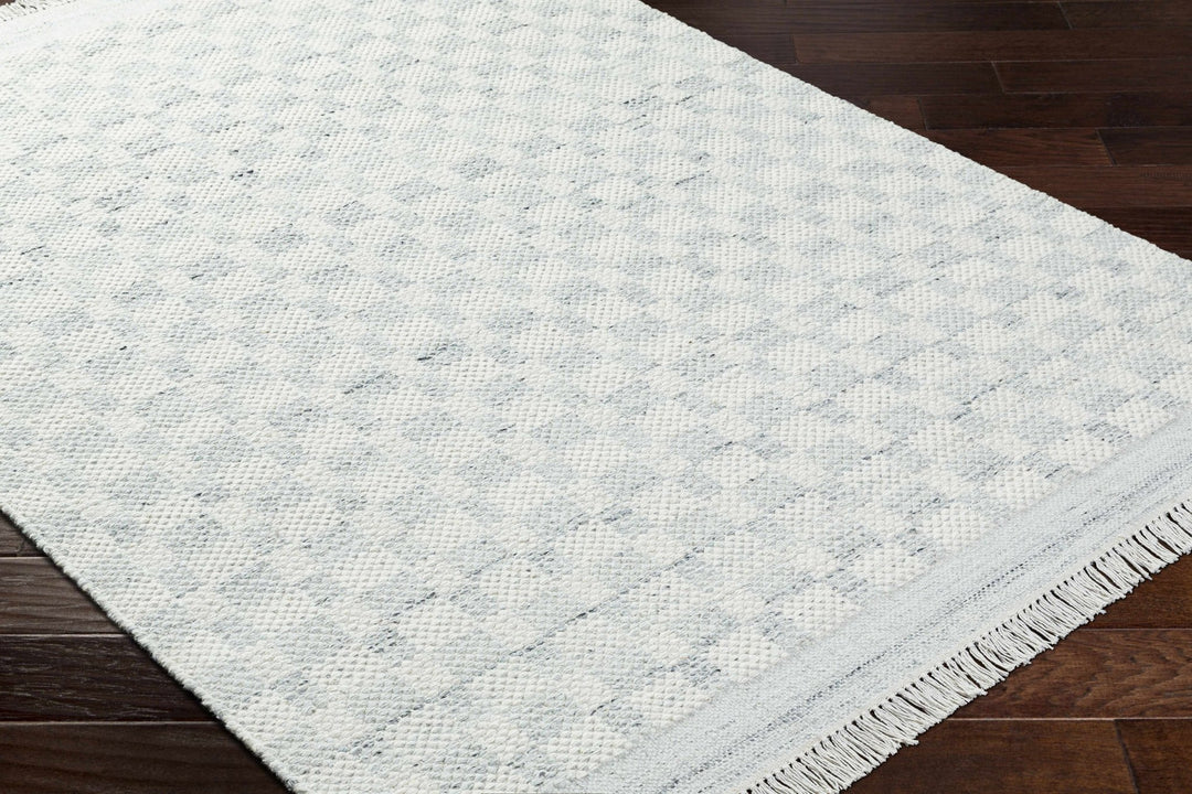 Meira Light Slate Style Hand Woven Wool Rug - The Rug Decor