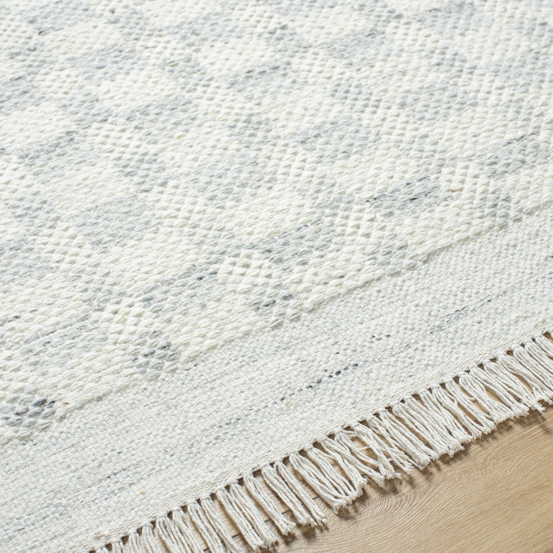 Meira Light Slate Style Hand Woven Wool Rug - The Rug Decor