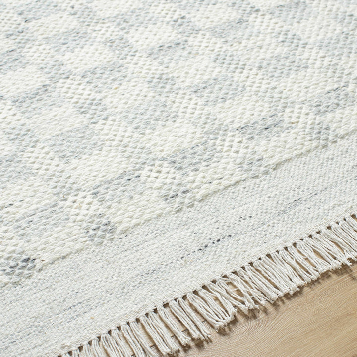 Meira Light Slate Style Hand Woven Wool Rug - The Rug Decor