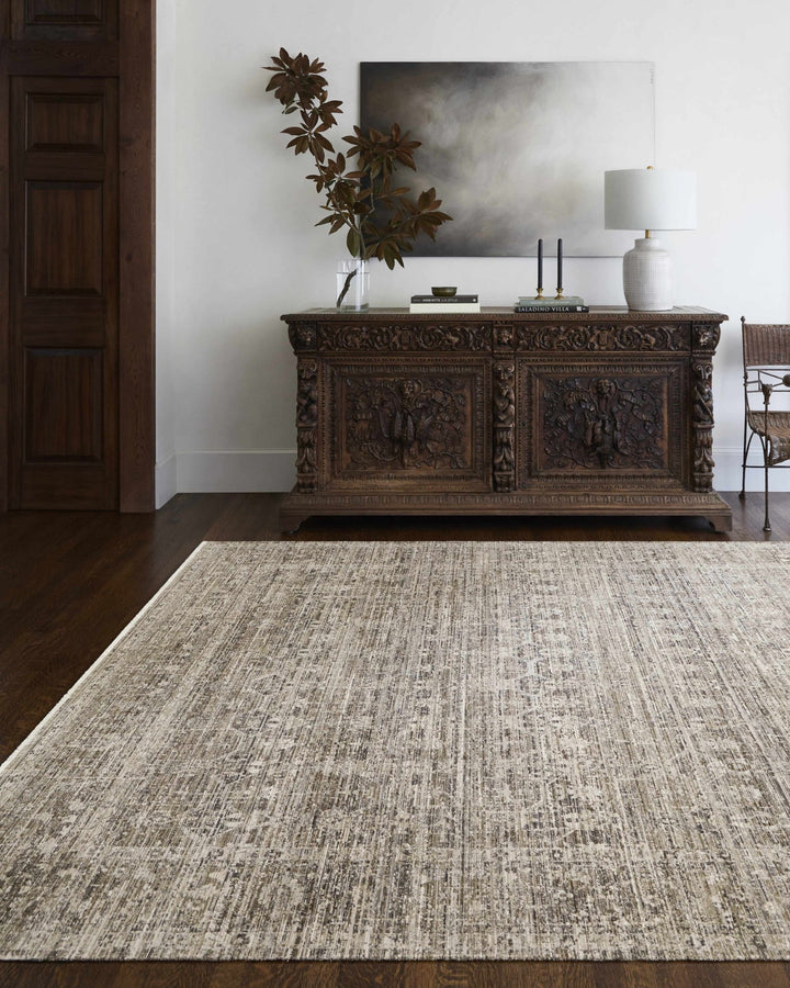 Mekhi Traditional Style Brown Machine Washable Area Rug - The Rug Decor