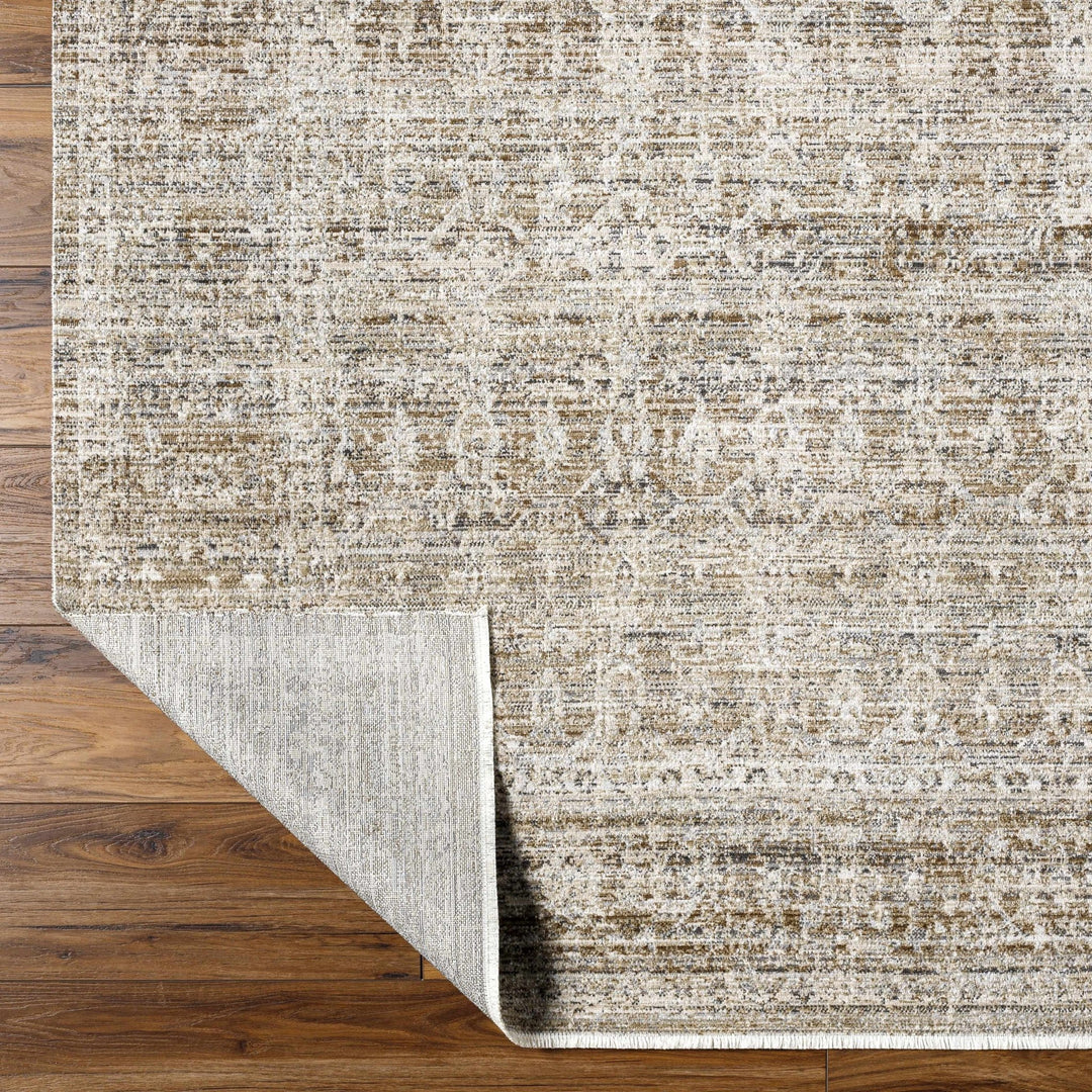 Mekhi Traditional Style Brown Machine Washable Area Rug - The Rug Decor