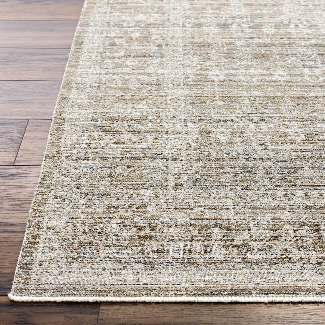 Mekhi Traditional Style Brown Machine Washable Area Rug - The Rug Decor