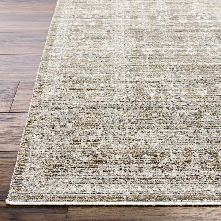 Mekhi Traditional Style Brown Machine Washable Area Rug - The Rug Decor