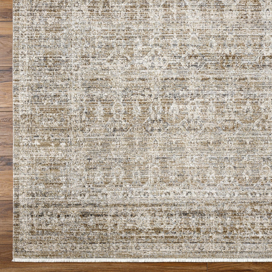 Mekhi Traditional Style Brown Machine Washable Area Rug - The Rug Decor