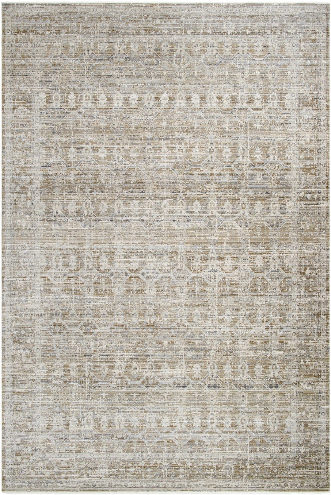Mekhi Traditional Style Brown Machine Washable Area Rug - The Rug Decor