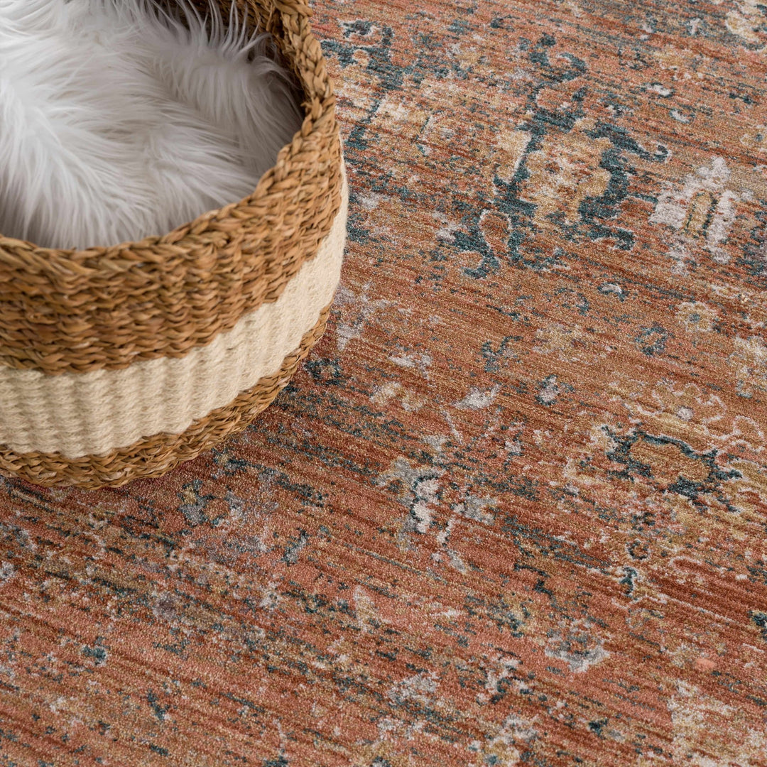 Mele Traditional Style Brown And Gray Area Rug - The Rug Decor