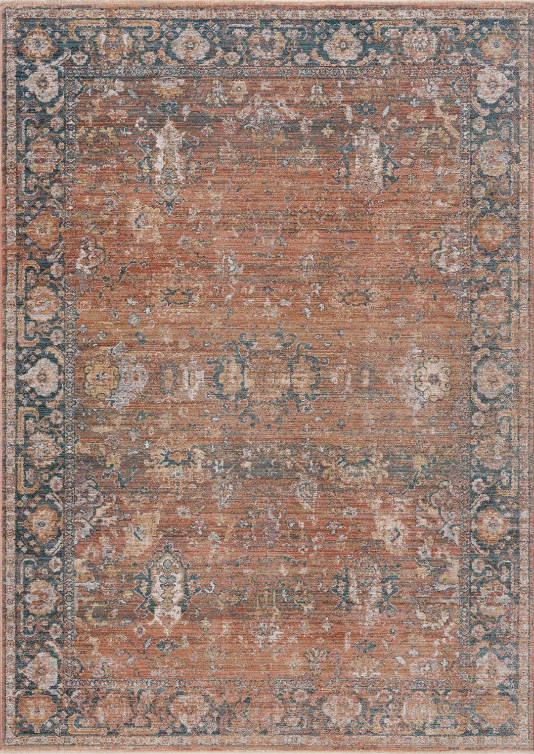 Mele Traditional Style Brown And Gray Area Rug - The Rug Decor