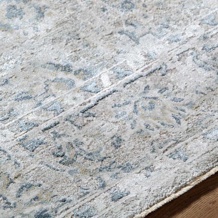 Melianna Gray Traditional Floral Design Area Rug - The Rug Decor