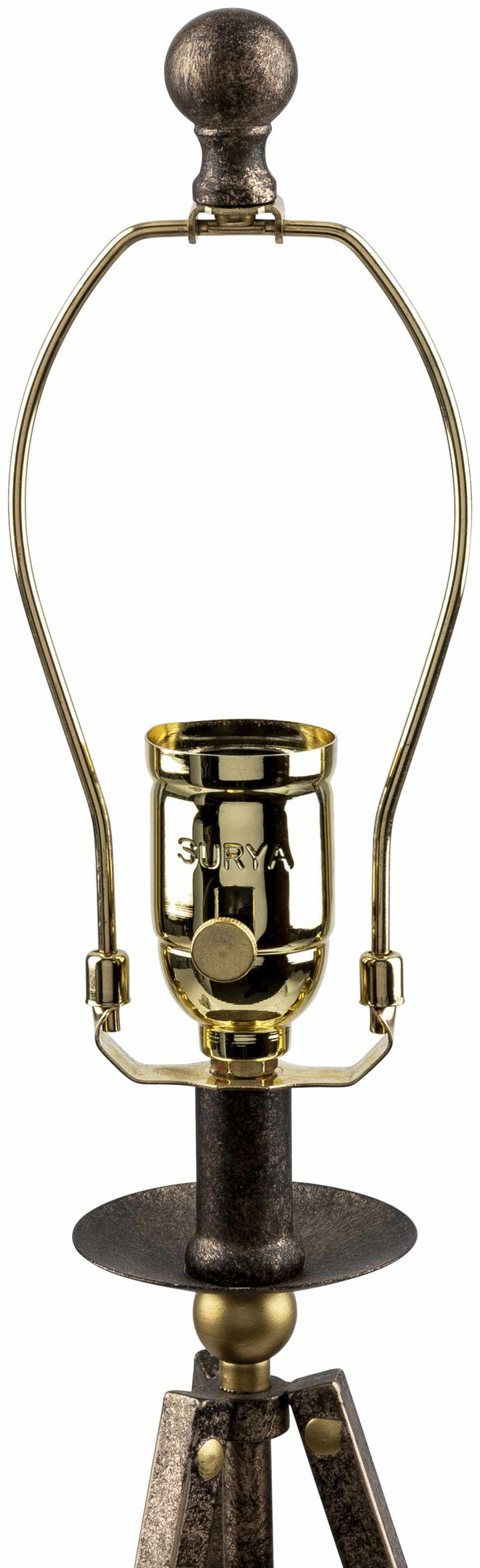 Melita Traditional Table Lamp – Bronze Iron Base & Linen Shade