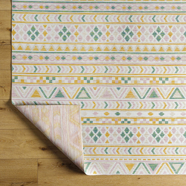 Meria Bohemian Beige And Green Area Rug - The Rug Decor