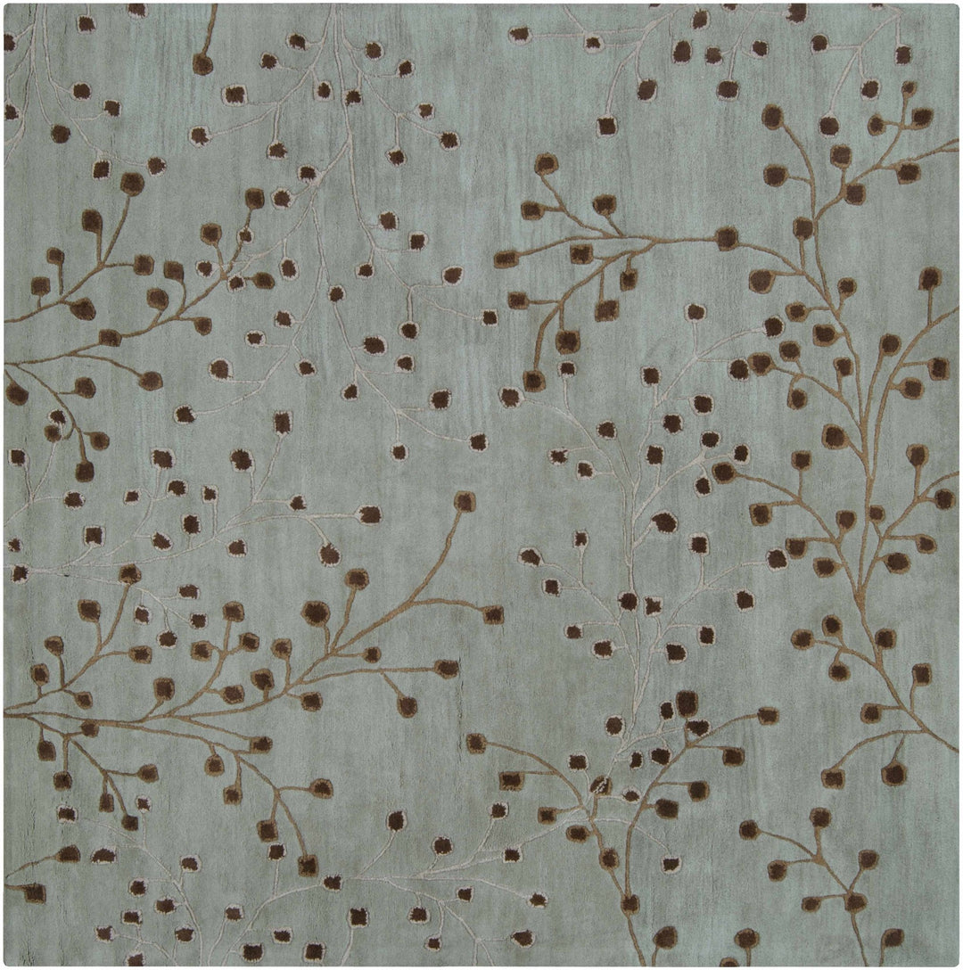 Merkel Traditional Style Brown And Ivory Hand Tufted Wool Rug - The Rug Decor