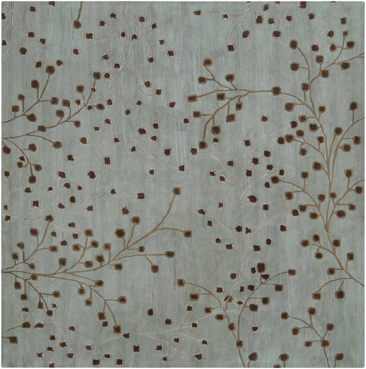 Merkel Traditional Style Brown And Ivory Hand Tufted Wool Rug - The Rug Decor