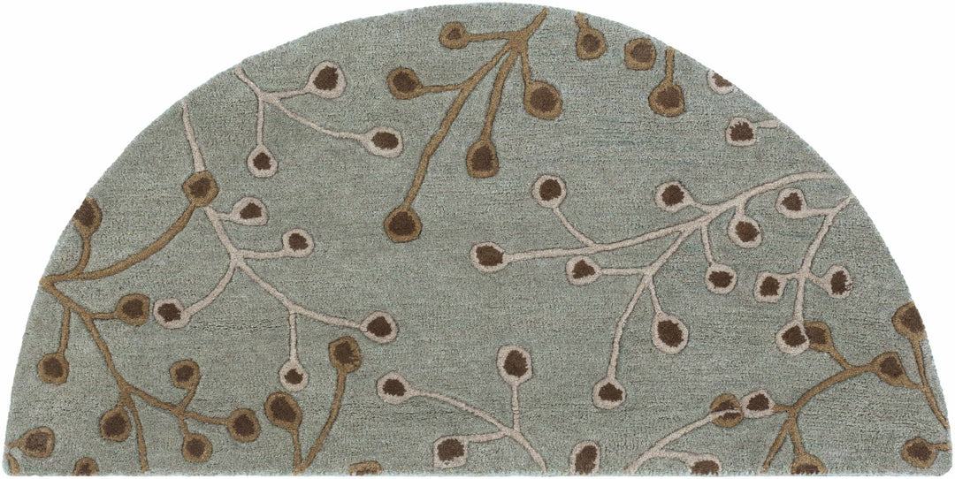 Merkel Traditional Style Brown And Ivory Hand Tufted Wool Rug - The Rug Decor