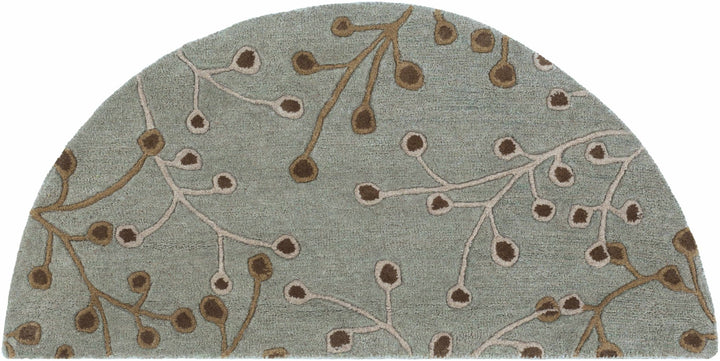 Merkel Traditional Style Brown And Ivory Hand Tufted Wool Rug - The Rug Decor