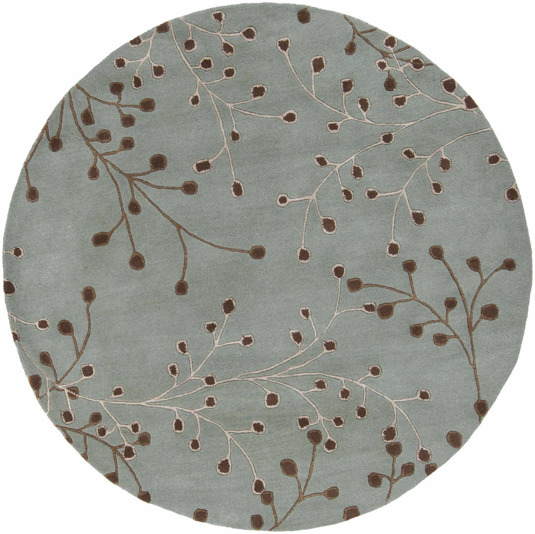 Merkel Traditional Style Brown And Ivory Hand Tufted Wool Rug - The Rug Decor