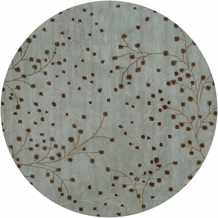 Merkel Traditional Style Brown And Ivory Hand Tufted Wool Rug - The Rug Decor