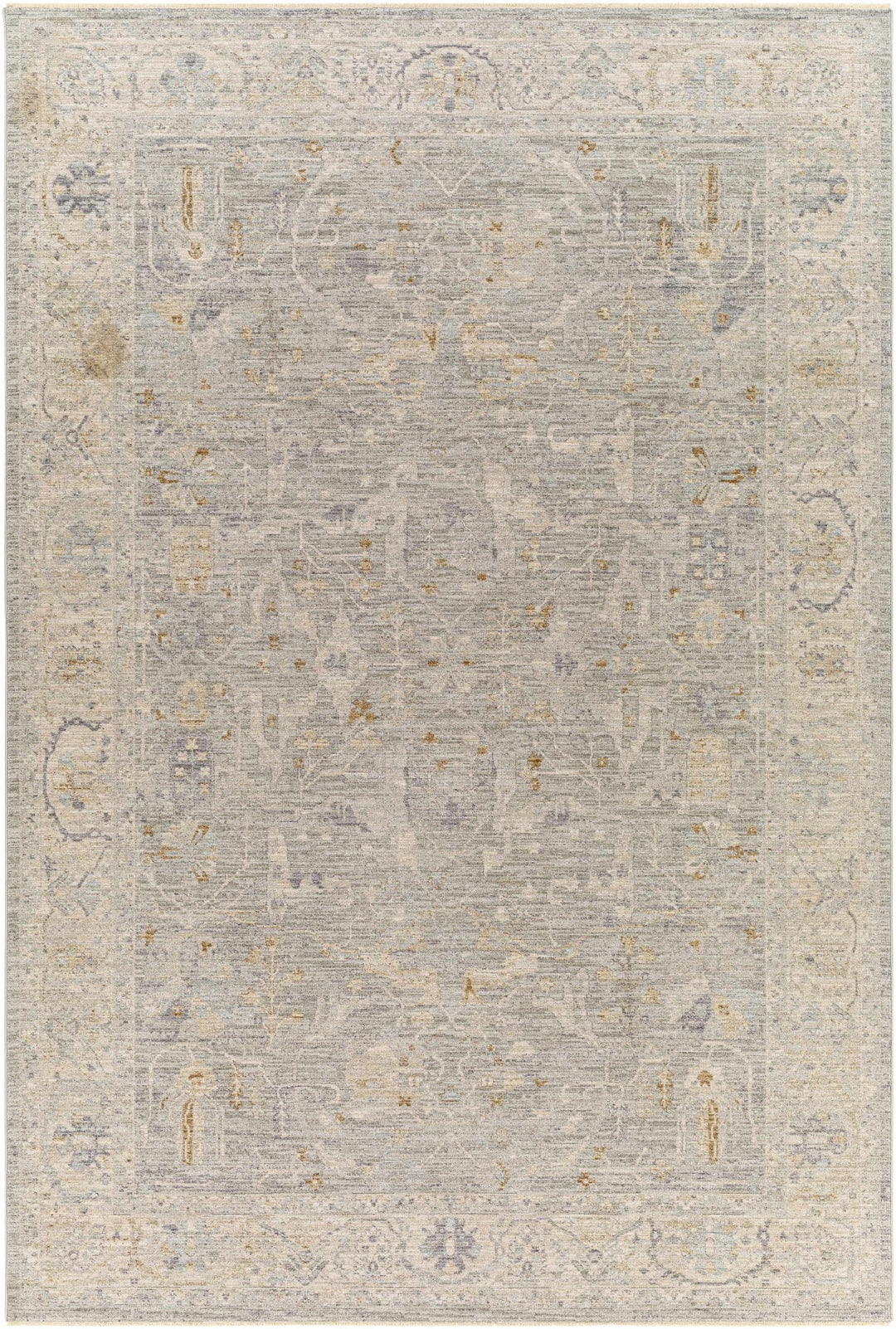 Merv Traditional Style Beige And Gray Area Rug - The Rug Decor