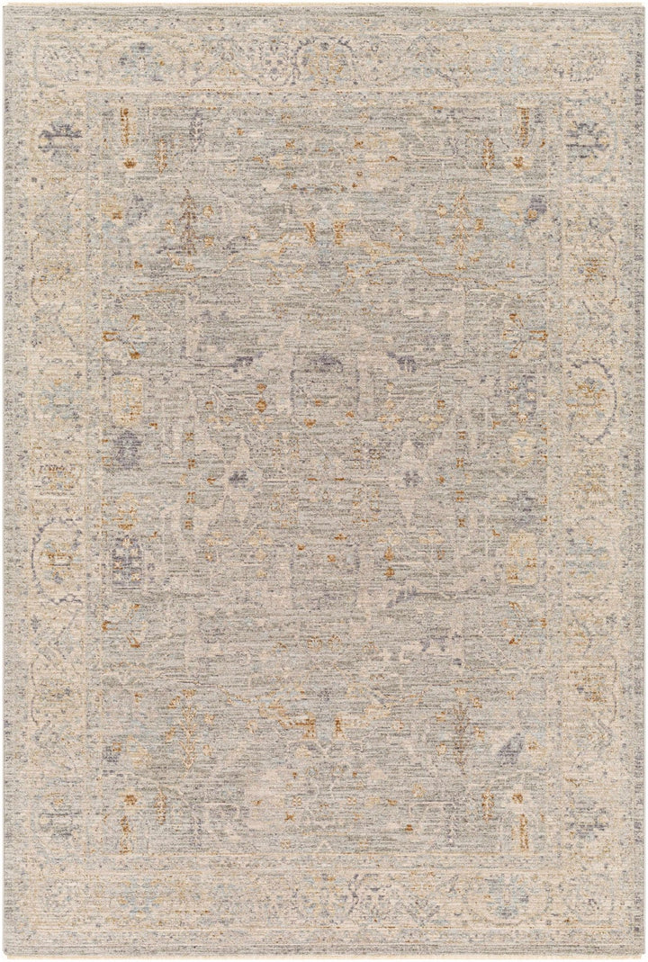 Merv Traditional Style Beige And Gray Area Rug - The Rug Decor