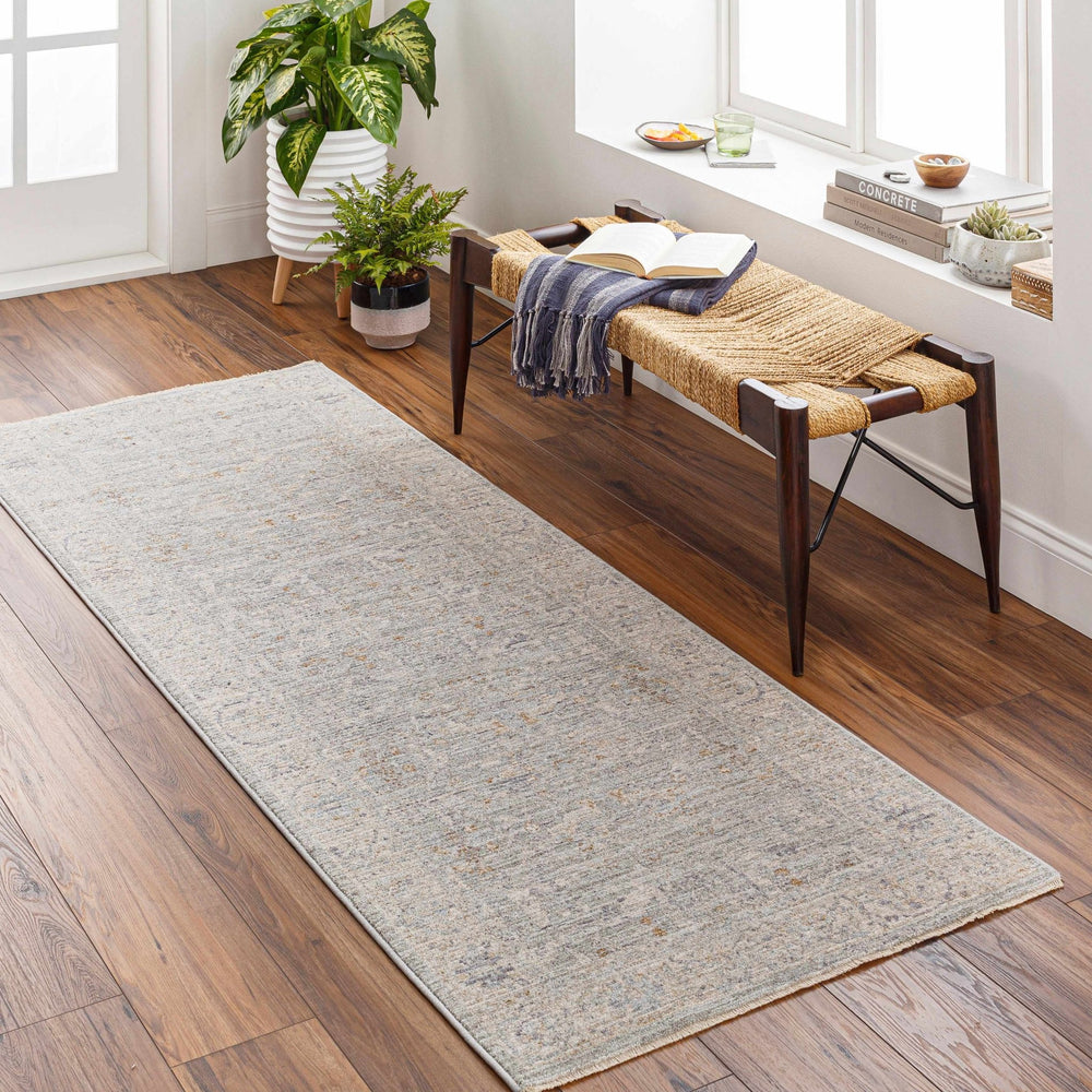 Merv Traditional Style Beige And Gray Area Rug - The Rug Decor