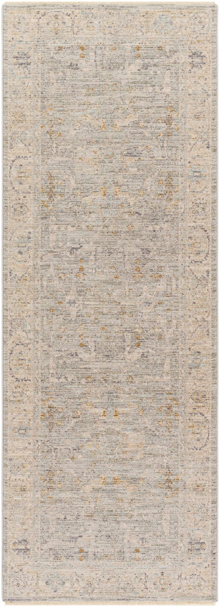 Merv Traditional Style Beige And Gray Area Rug - The Rug Decor