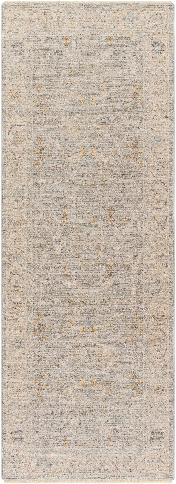 Merv Traditional Style Beige And Gray Area Rug - The Rug Decor