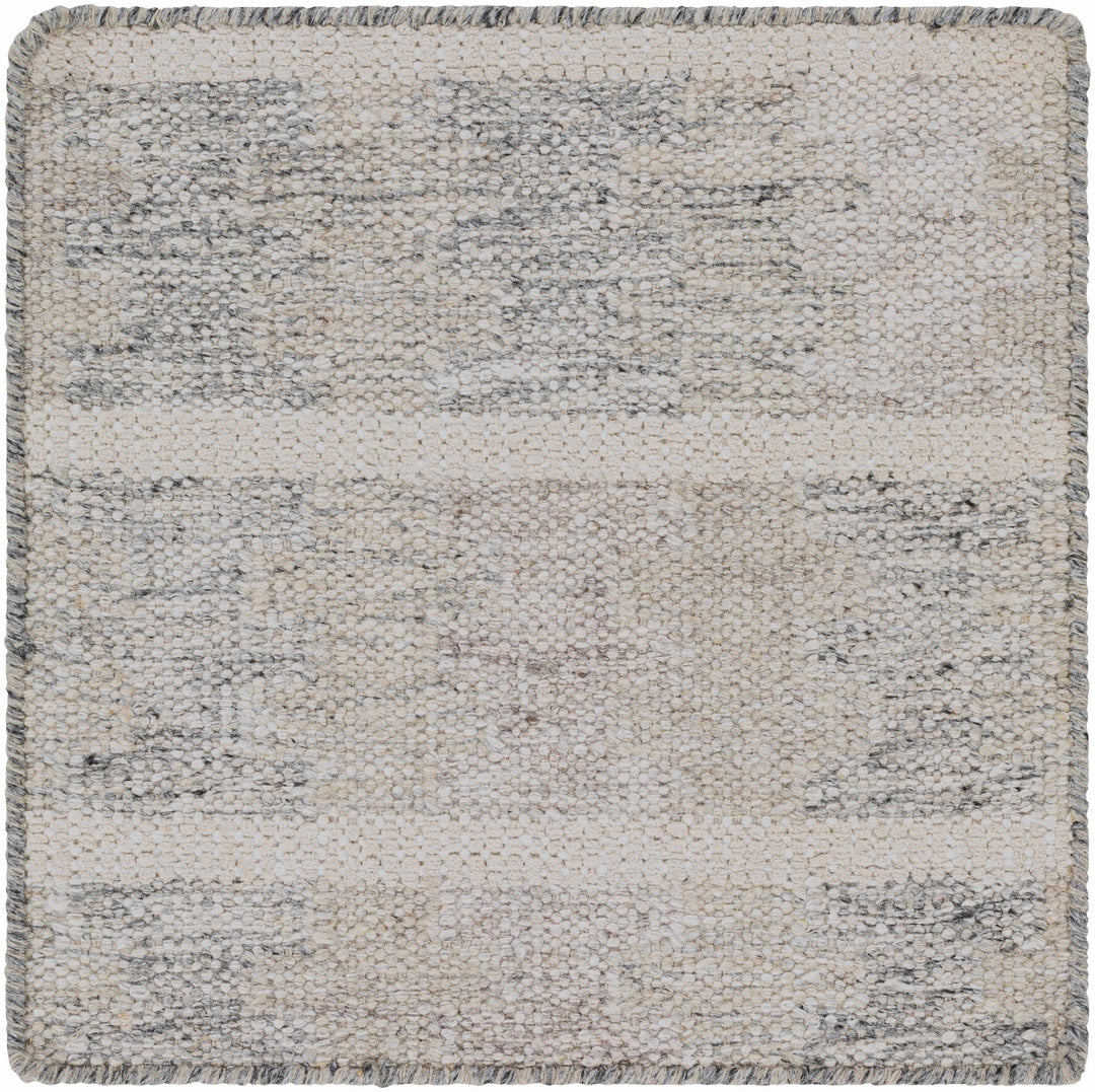 Metcalf Modern Stripes Design Gray Hand Woven Area Rug