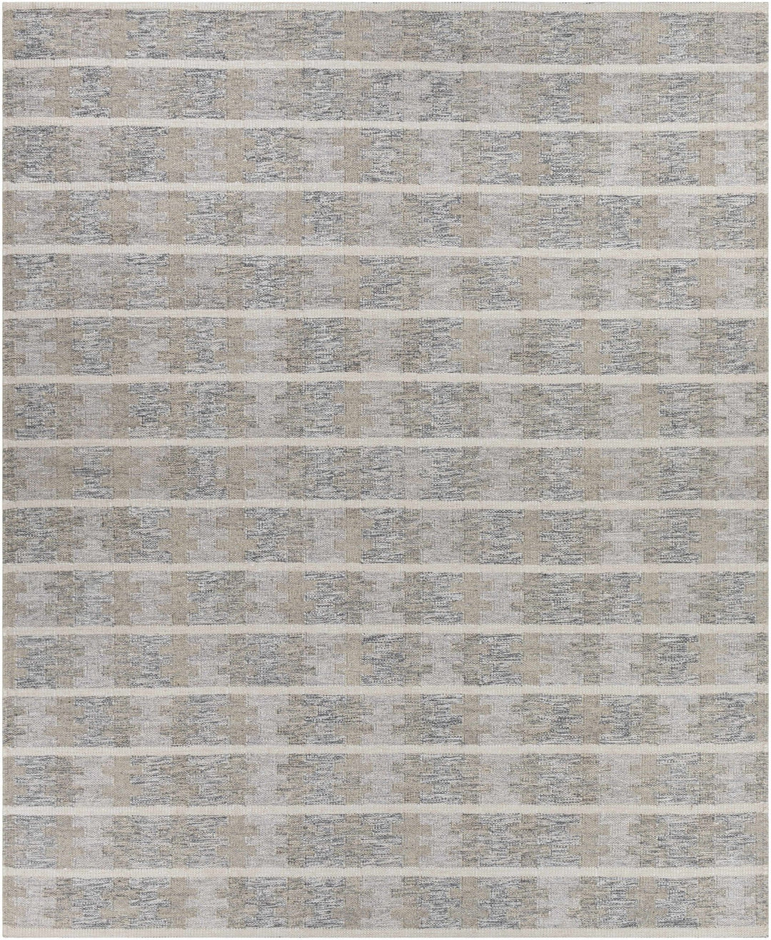 Metcalf Modern Stripes Design Gray Hand Woven Area Rug - The Rug Decor
