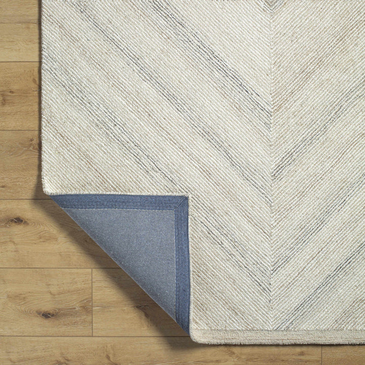 Meryn Modern Style Beige Hand Tufted Wool Area Rug