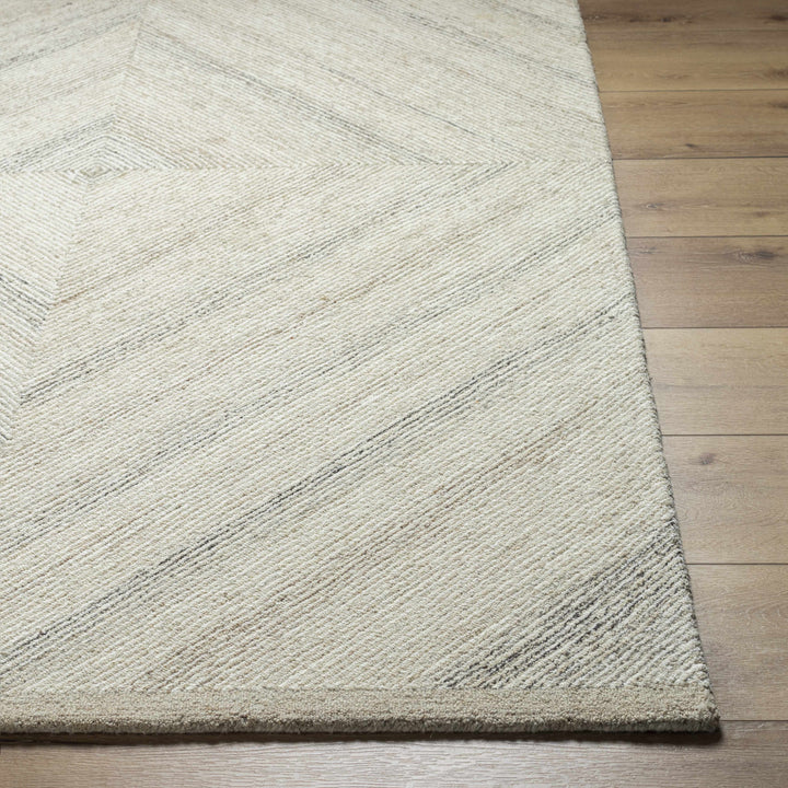 Meryn Modern Style Beige Hand Tufted Wool Area Rug