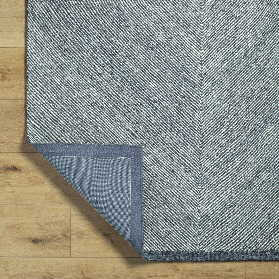 Meryn Contemporary Style Gray Hand Tufted Wool Area Rug