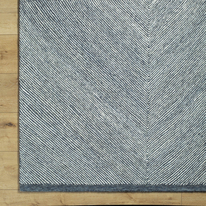 Meryn Contemporary Style Gray Hand Tufted Wool Area Rug