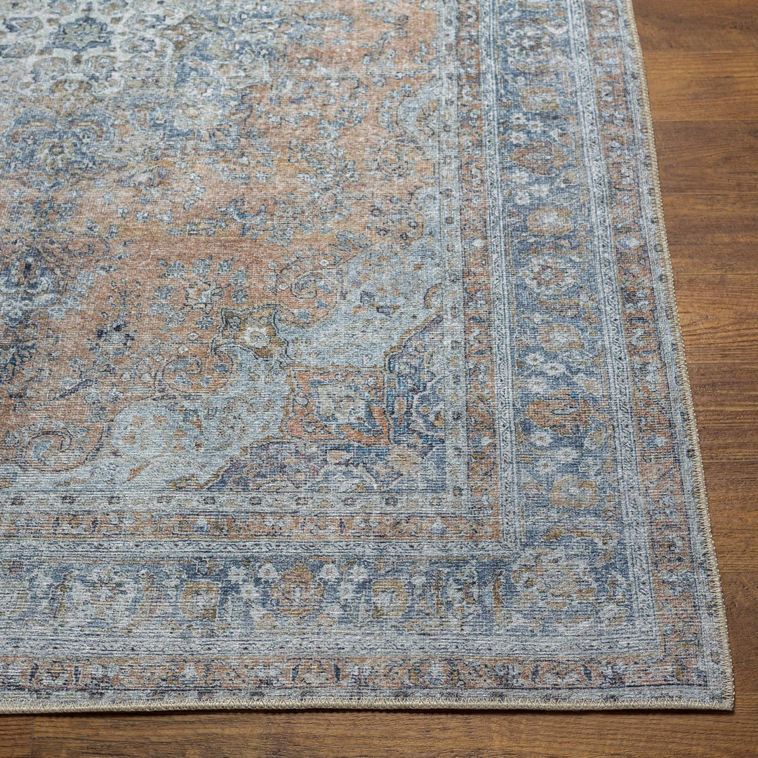 Mianay Transitional Gray And Beige Washable Rug - The Rug Decor