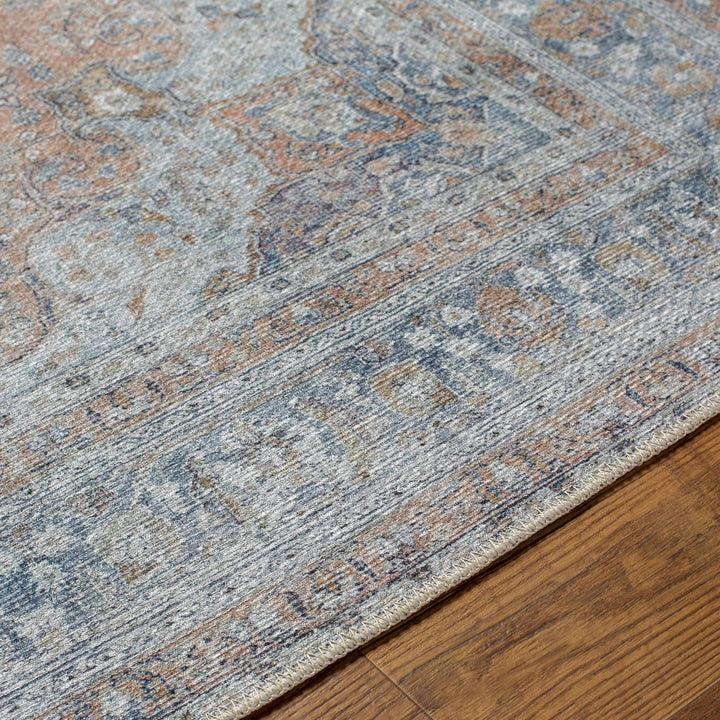 Mianay Transitional Gray And Beige Washable Rug - The Rug Decor