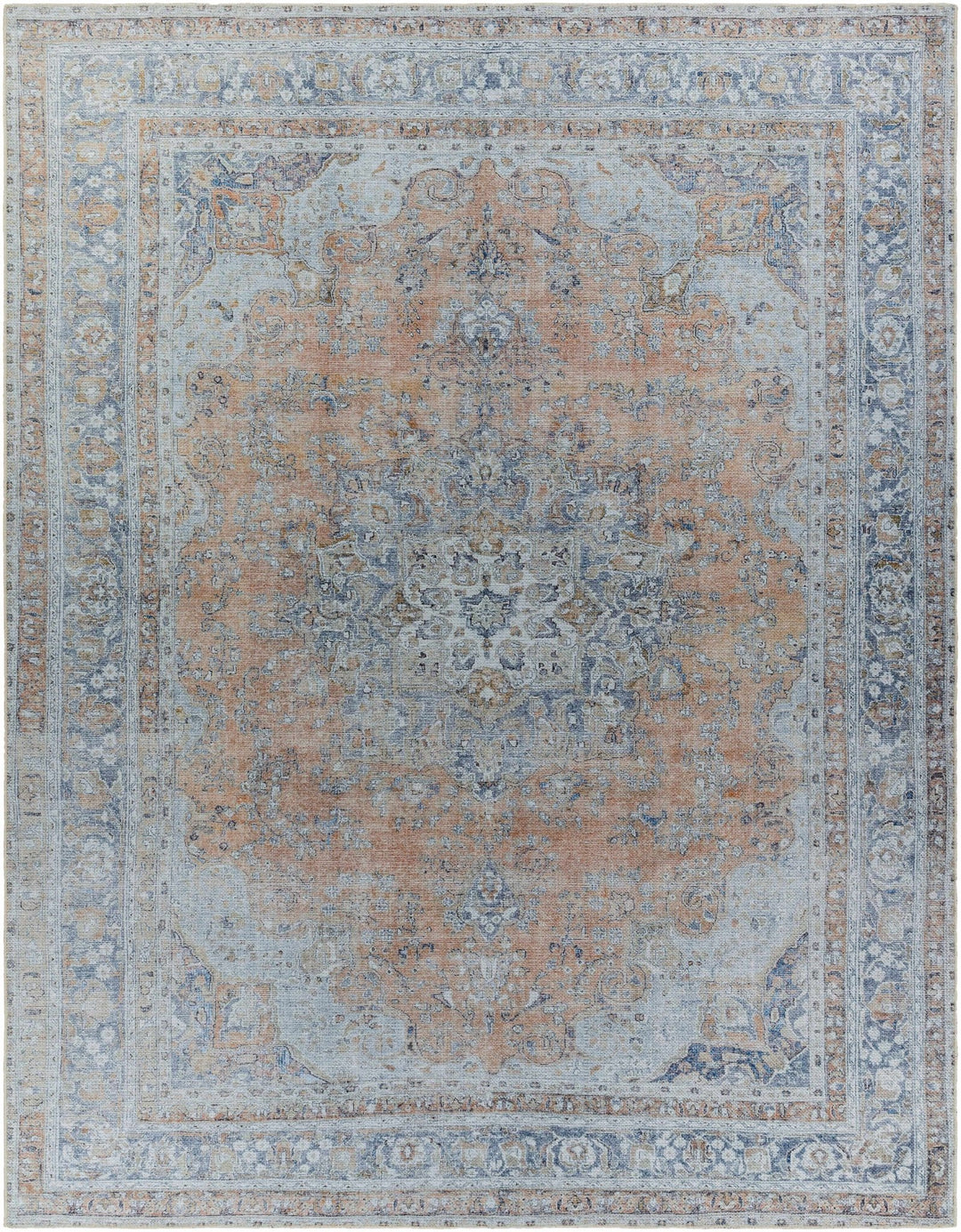 Mianay Transitional Gray And Beige Washable Rug - The Rug Decor