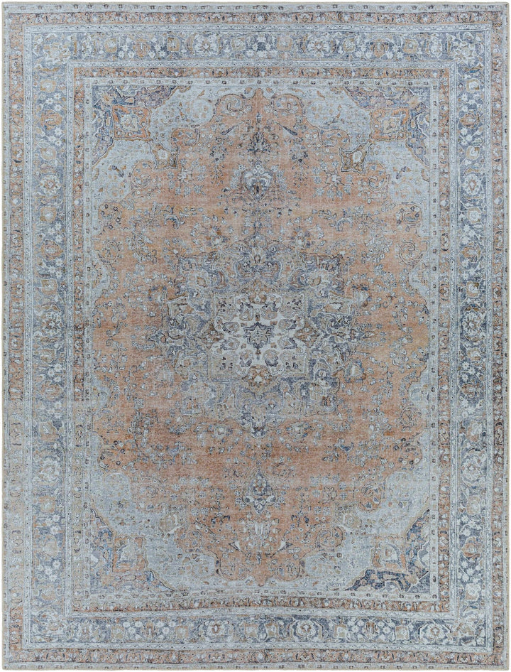 Mianay Transitional Gray And Beige Washable Rug - The Rug Decor