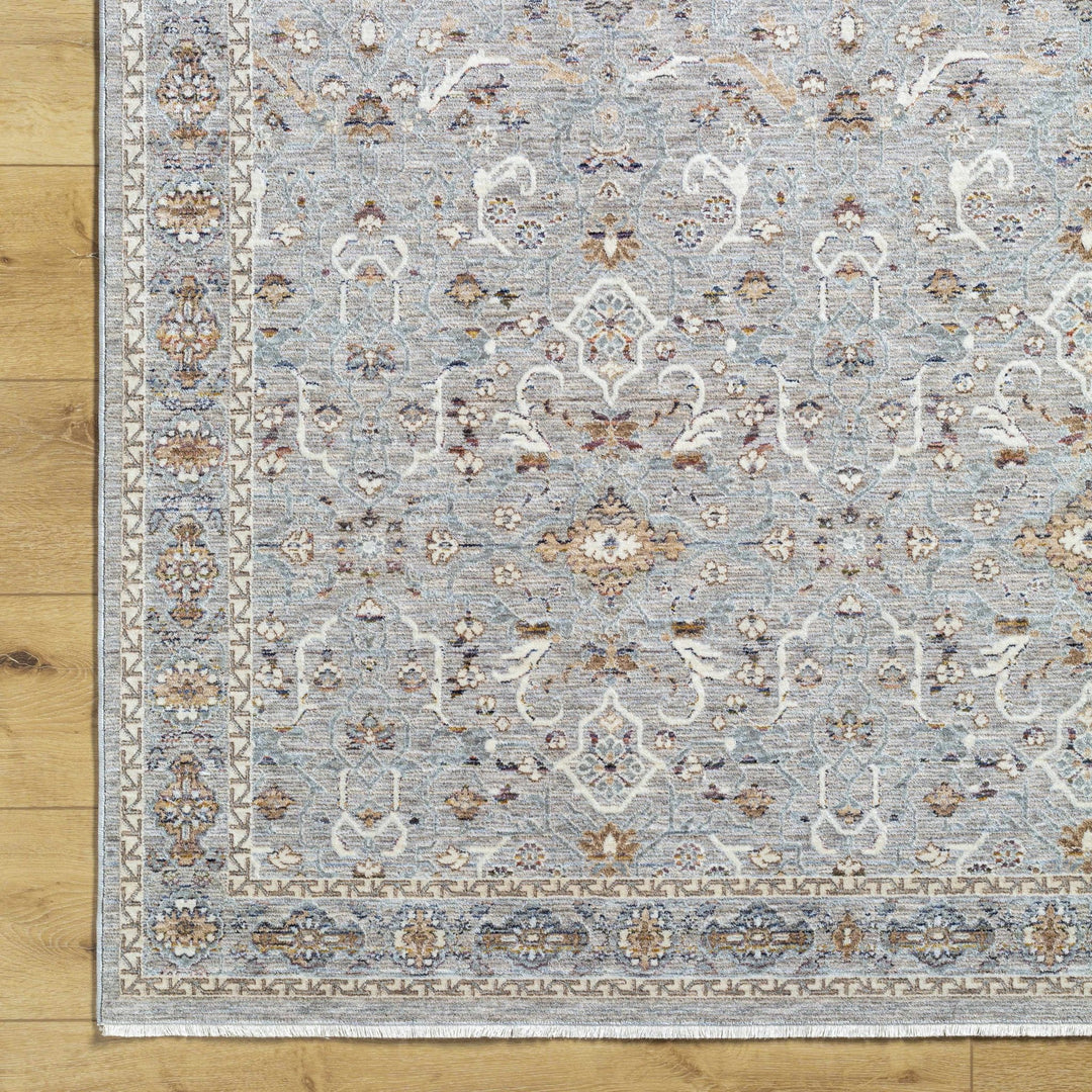 Micol Traditional Style Gray And Ivory Rug - The Rug Decor