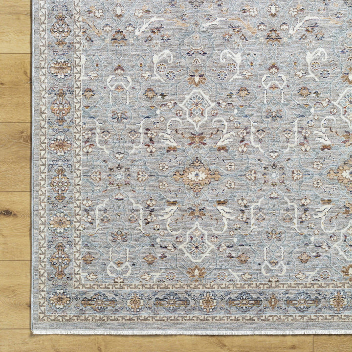 Micol Traditional Style Gray And Ivory Rug - The Rug Decor