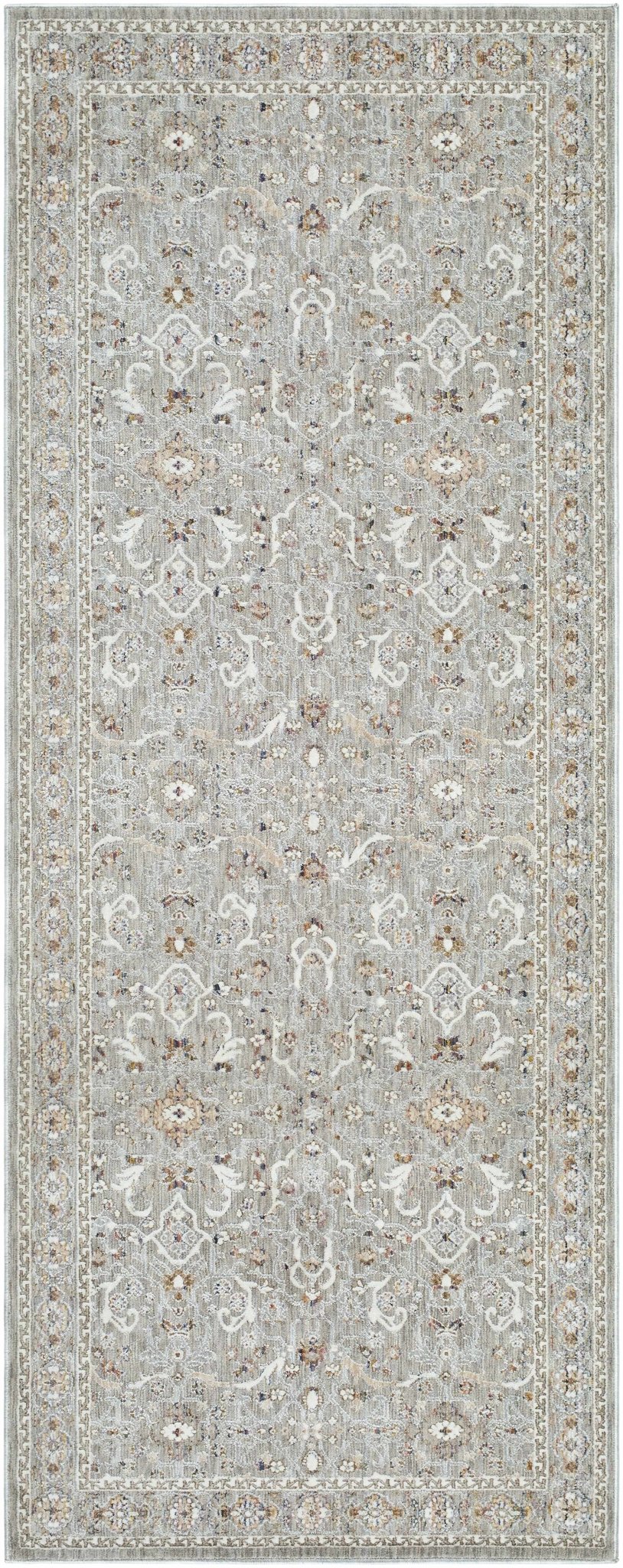 Micol Traditional Style Gray And Ivory Rug - The Rug Decor