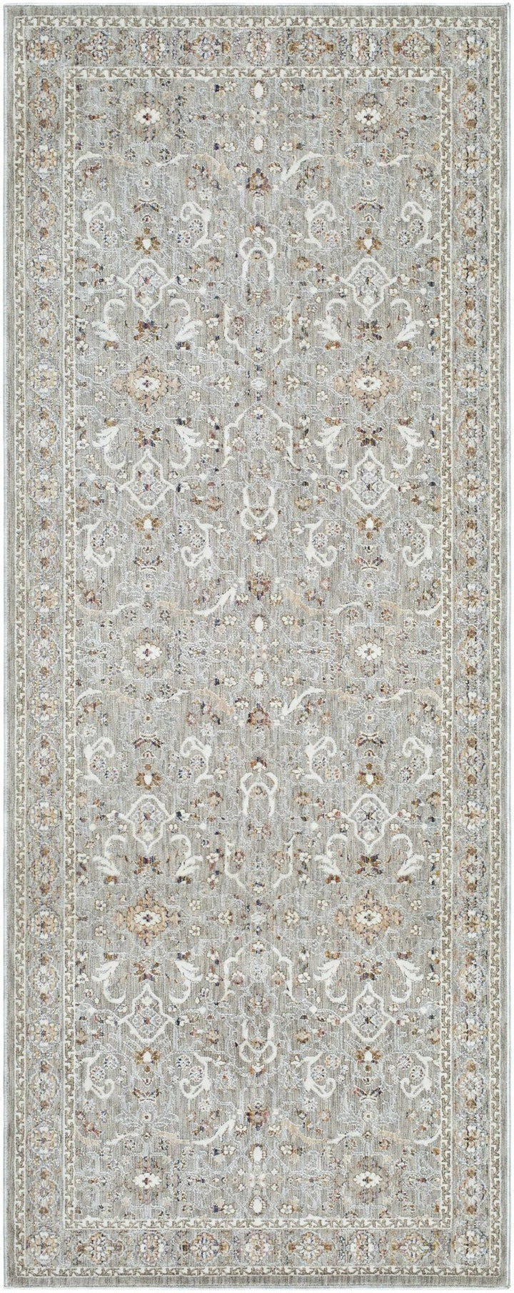 Micol Traditional Style Gray And Ivory Rug - The Rug Decor