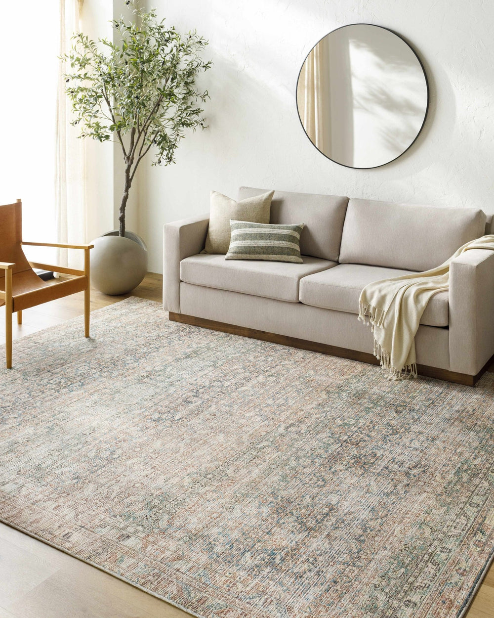 Micos Traditional Style Beige And Gray Area Rug - The Rug Decor