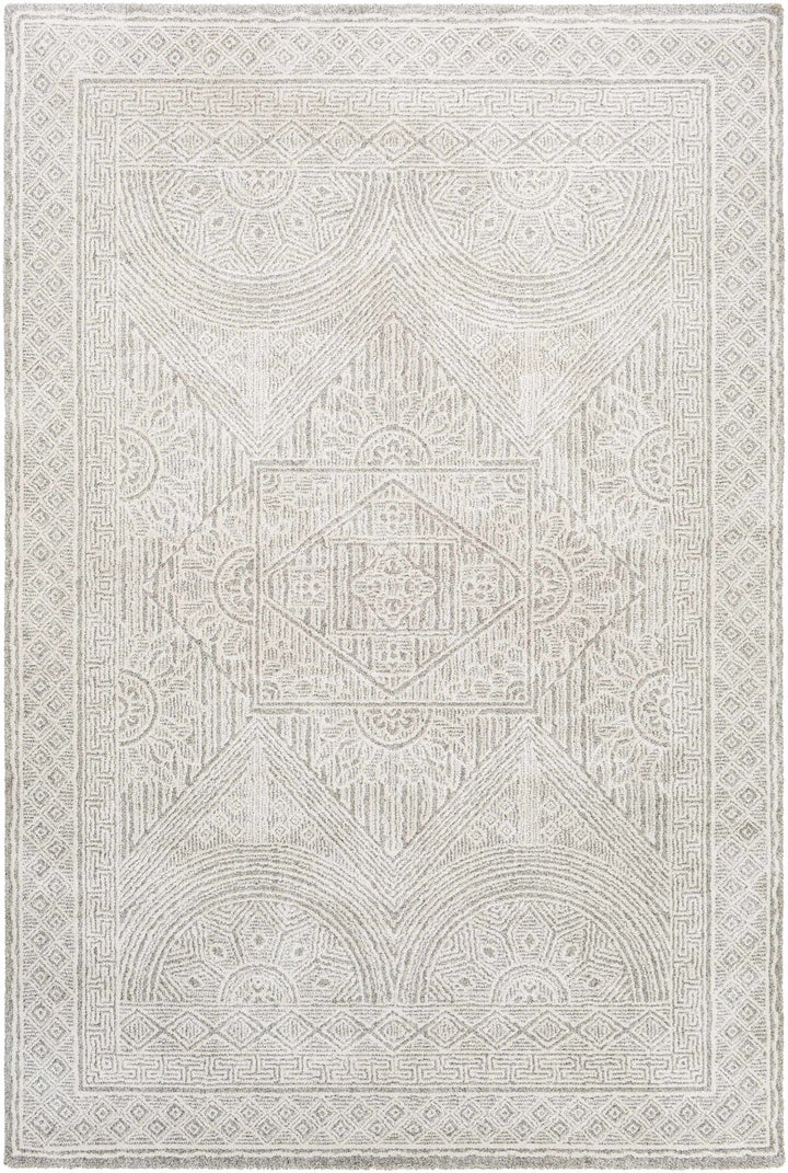 Middleville Contemporary Style Gray Machine Woven Luxe Rug - The Rug Decor