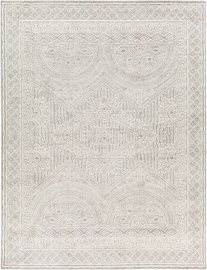 Middleville Contemporary Style Gray Machine Woven Luxe Rug - The Rug Decor
