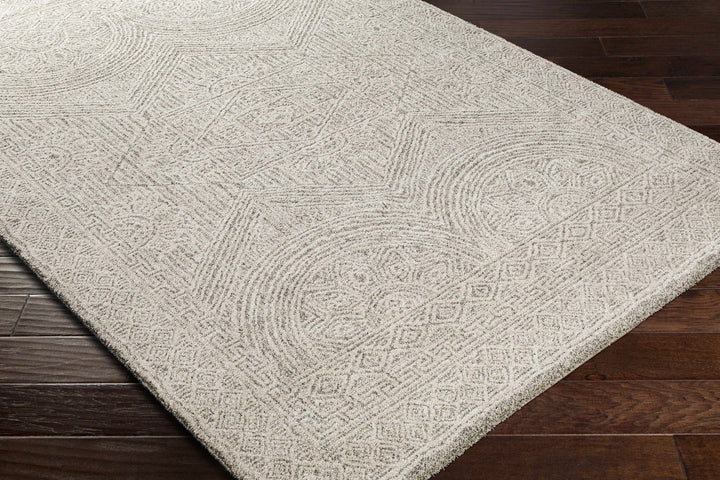 Middleville Contemporary Style Gray Machine Woven Luxe Rug - The Rug Decor