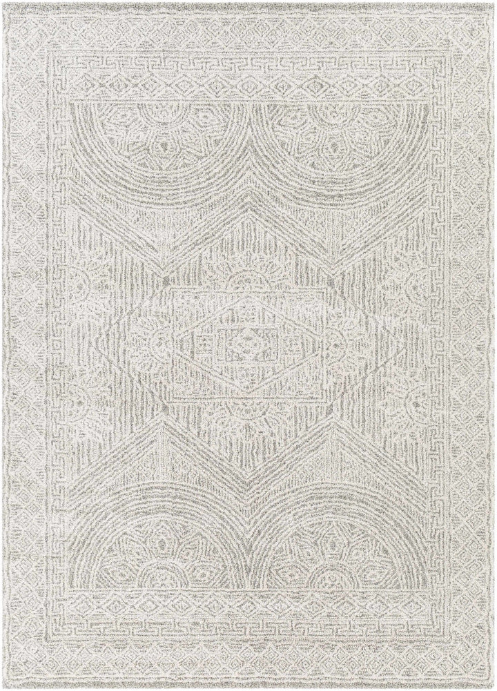 Middleville Contemporary Style Gray Machine Woven Luxe Rug - The Rug Decor