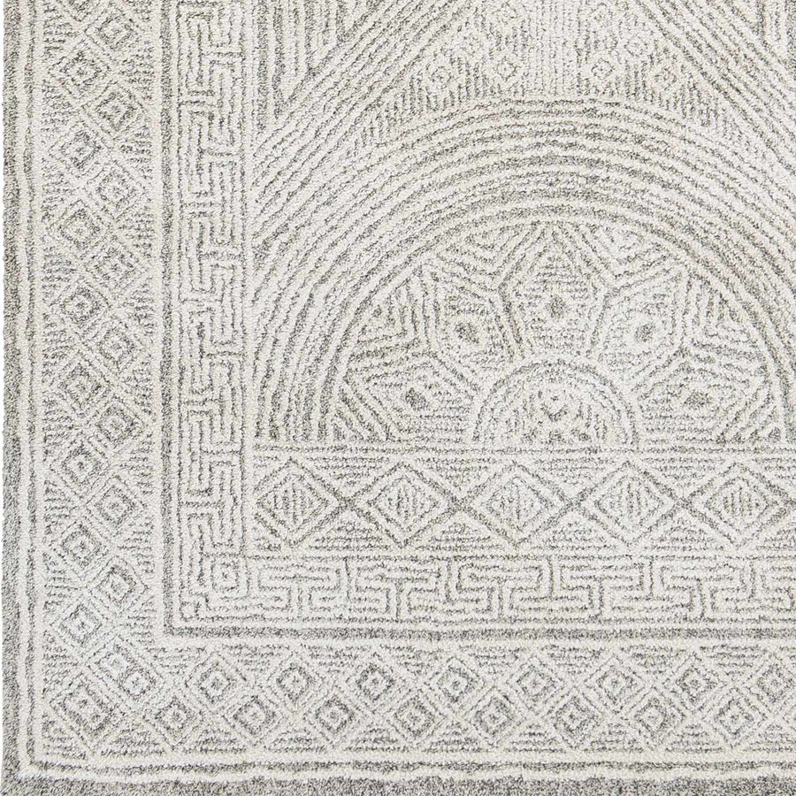 Middleville Contemporary Style Gray Machine Woven Luxe Rug - The Rug Decor